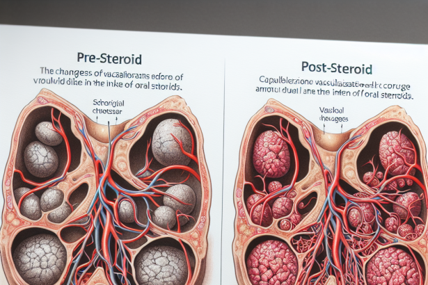 Cómo cambia la vascularización con Esteroides orales