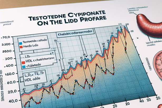 Cómo afecta Cipionato de testosterona al perfil lipídico
