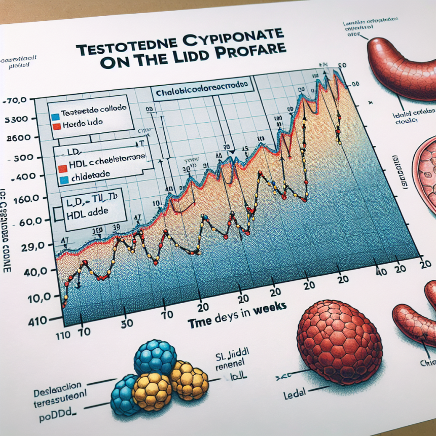 Cómo afecta Cipionato de testosterona al perfil lipídico