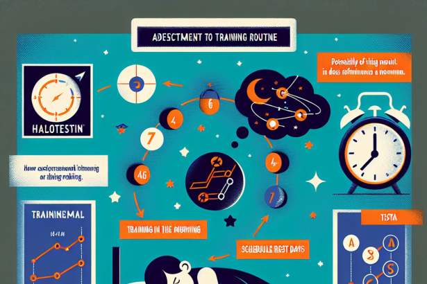 Cómo ajustar el entrenamiento si Halotestin produce insomnio