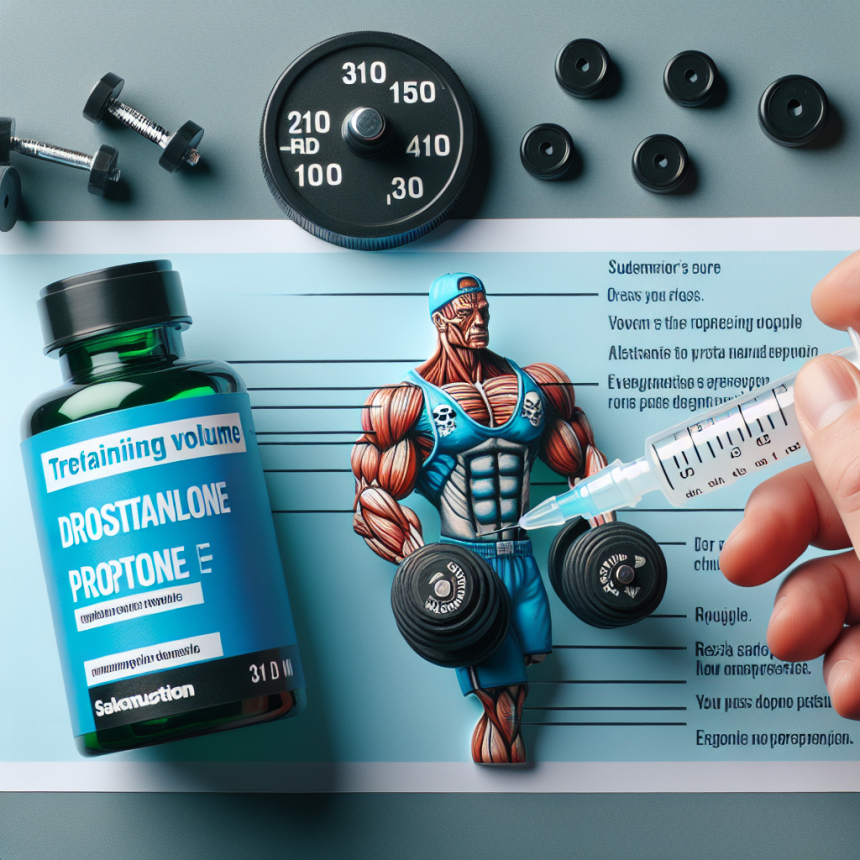 Cómo ajustar el volumen de entrenamiento con Propionato de drostanolona