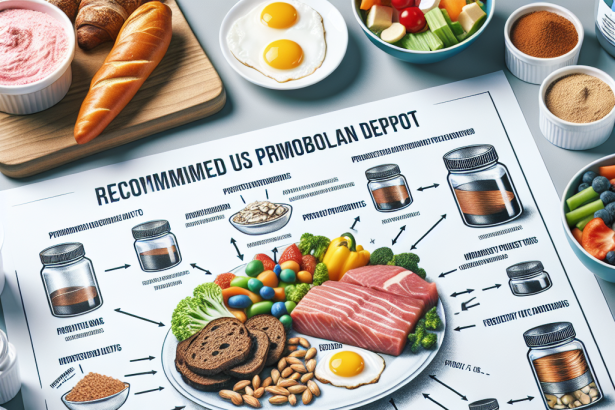 Dieta recomendada durante el uso de Enantato de metenolona