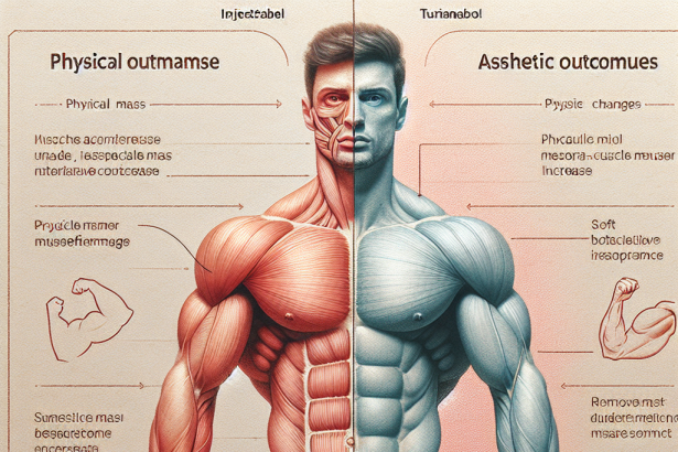 Diferencias entre resultados físicos y estéticos con Turinabol inyectable