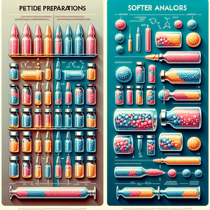 Cómo elegir entre Preparados de péptidos y su análogo más suave