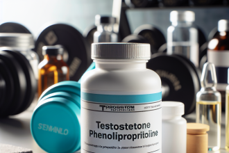 Fenilpropionato de testosterona en preparación para sesiones fotográficas