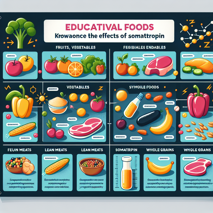 ¿Qué alimentos potenciarán los efectos de Somatropina?