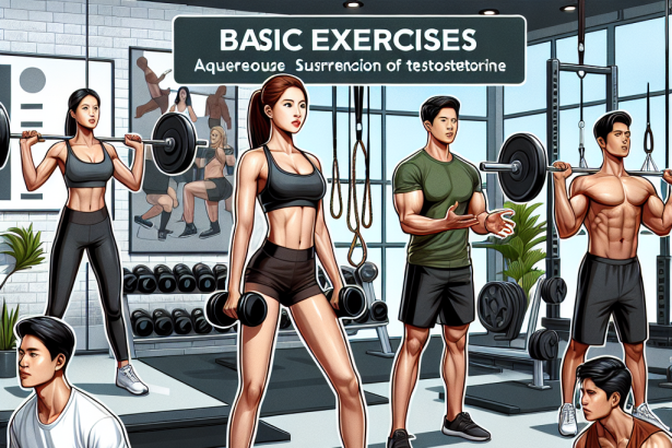 Qué ejercicios básicos se potencian con Suspensión acuosa de testosterona