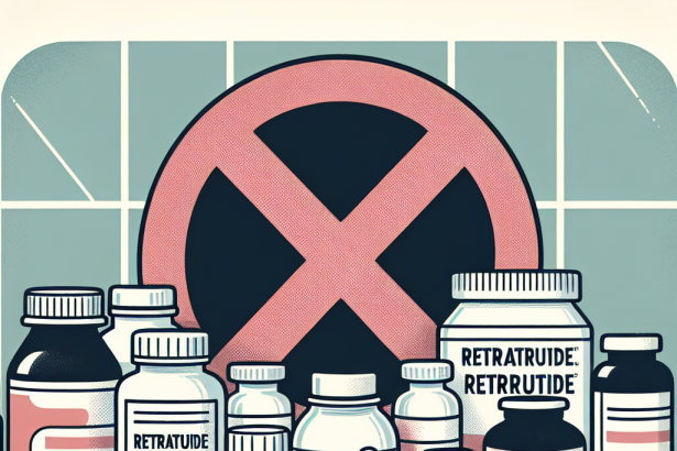 Qué suplementos no deben coincidir con Retatrutide