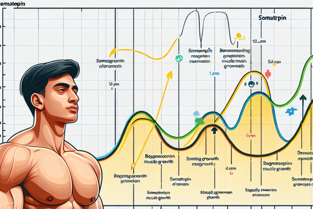 Somatropina y ritmo de crecimiento muscular en principiantes