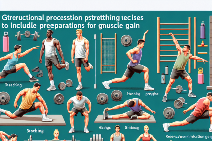 Cómo adaptar tu rutina de estiramientos con Preparativos para ganar masa muscular