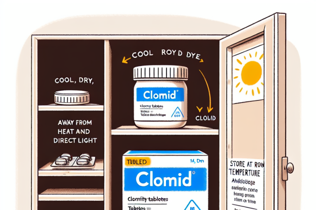 Cómo almacenar correctamente Clomid