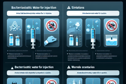 Cuándo evitar completamente Agua bacteriostática para inyección
