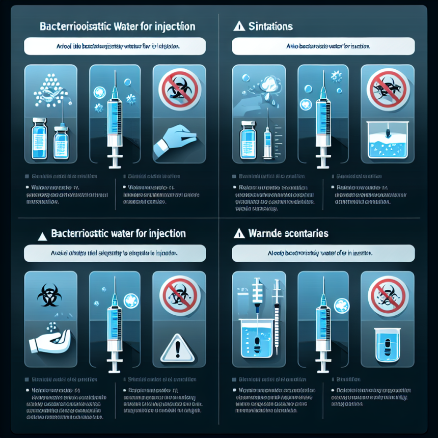 Cuándo evitar completamente Agua bacteriostática para inyección