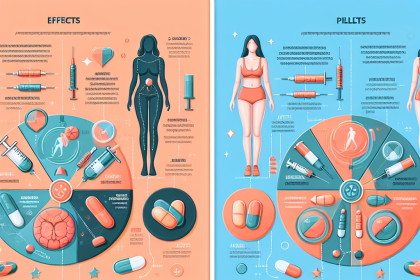 Diferencias entre resultados físicos y estéticos con Inyecciones y pastillas para adelgazar