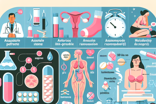 Efectos secundarios comunes del uso de Anastrozol