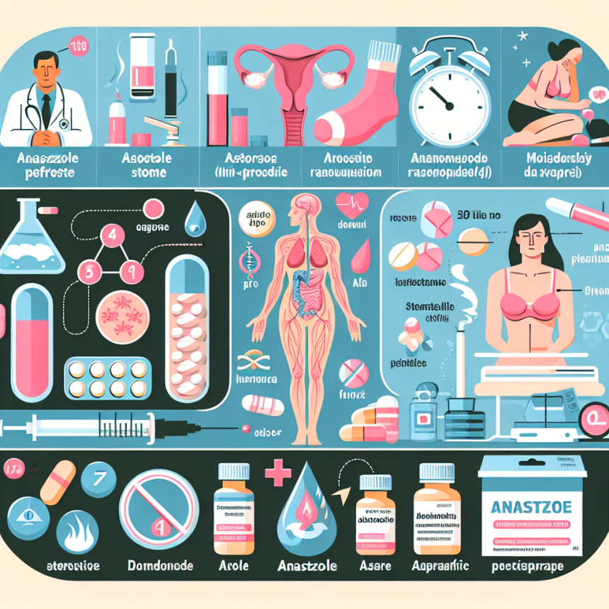 Efectos secundarios comunes del uso de Anastrozol
