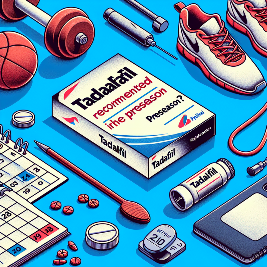¿Es Tadalafil recomendable en la pretemporada?