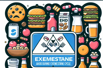 Qué alimentos debes evitar durante el ciclo con Exemestane