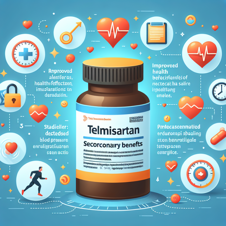 Qué beneficios secundarios se reportan con Telmisartan