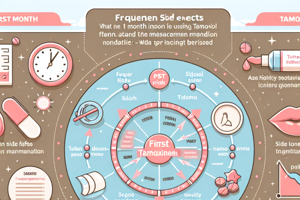Qué esperar en el primer mes de uso de Tamoxifeno