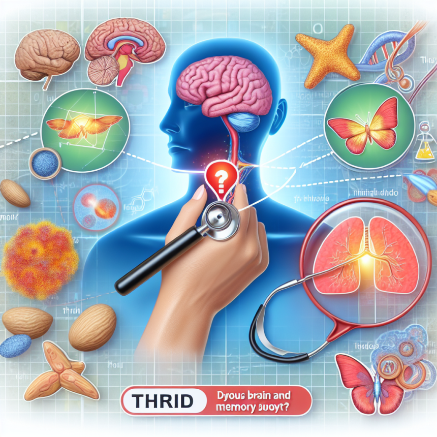 ¿Apoyo al cerebro y la memoria afecta la función tiroidea?