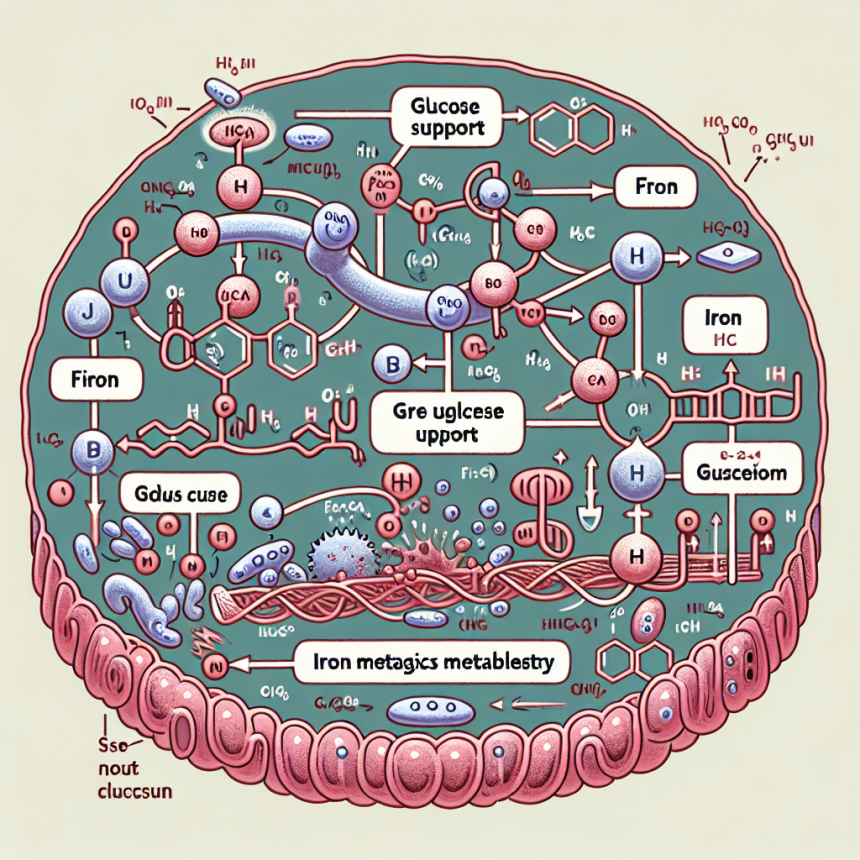 Cómo afecta Apoyo a la glucosa al metabolismo del hierro