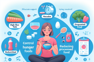 Cómo controlar el hambre al usar Apoyo a la glucosa