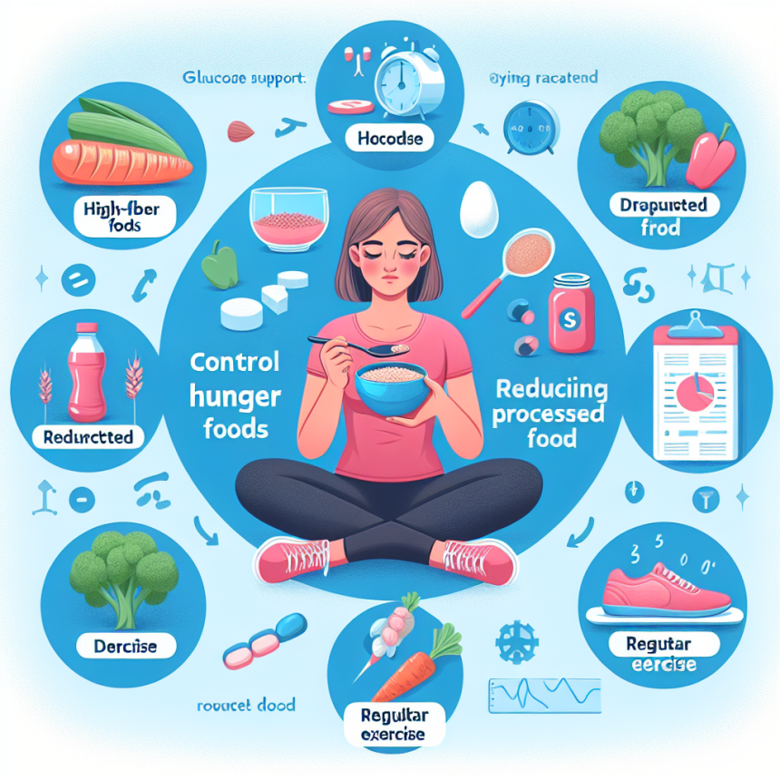 Cómo controlar el hambre al usar Apoyo a la glucosa