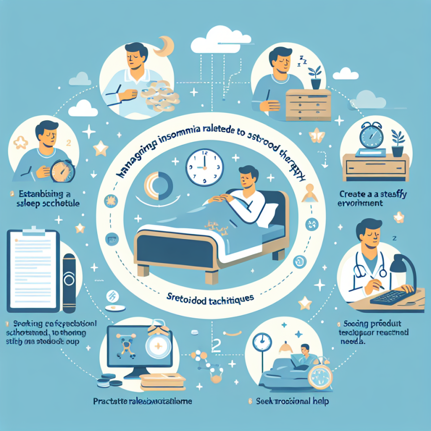 Cómo manejar el insomnio relacionado con Cursos de esteroides