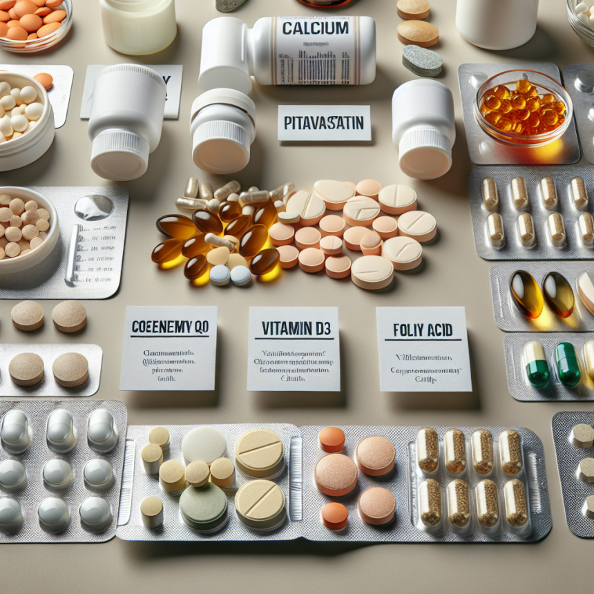 Qué suplementos naturales equilibran el uso de Pitavastatina cálcica
