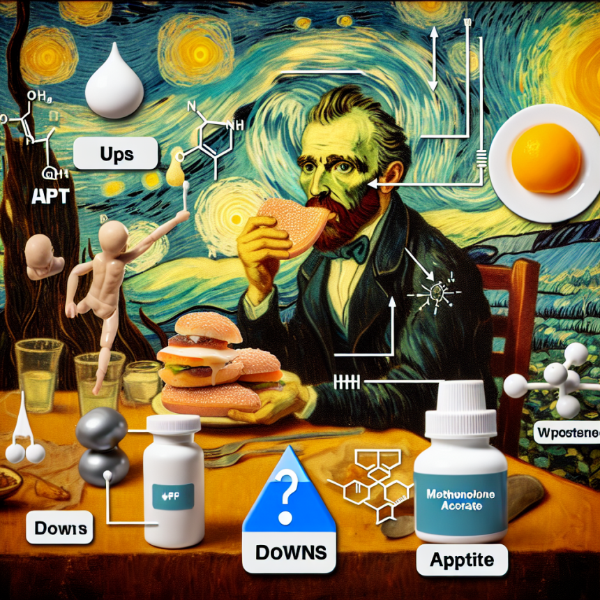 Acetato de metenolona y apetito: subidas, bajadas y por qué